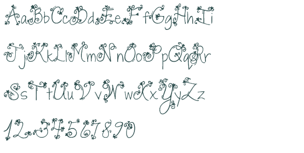 Swirly Letter Fonts