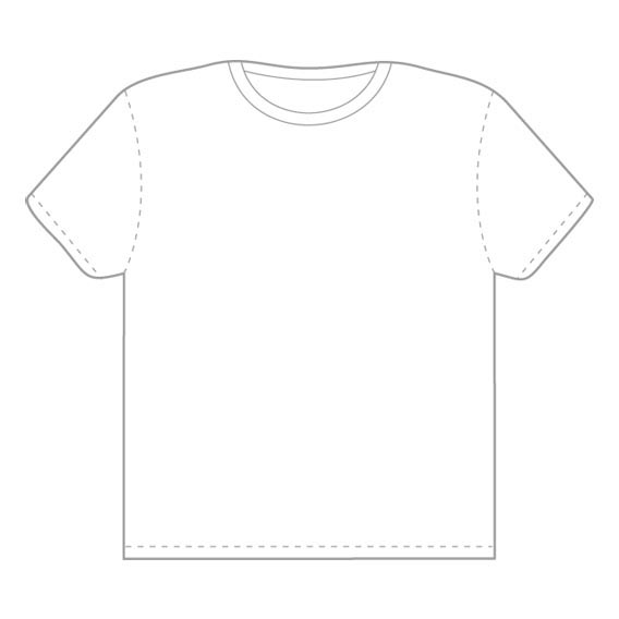 T-Shirt Template Vector