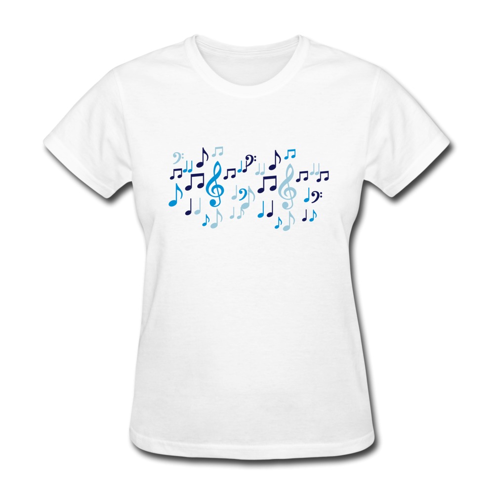 T-Shirts with Music Notes