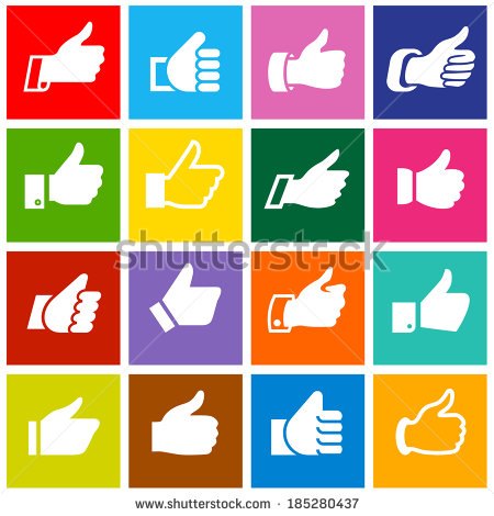 Thumbs Up Icon Vector