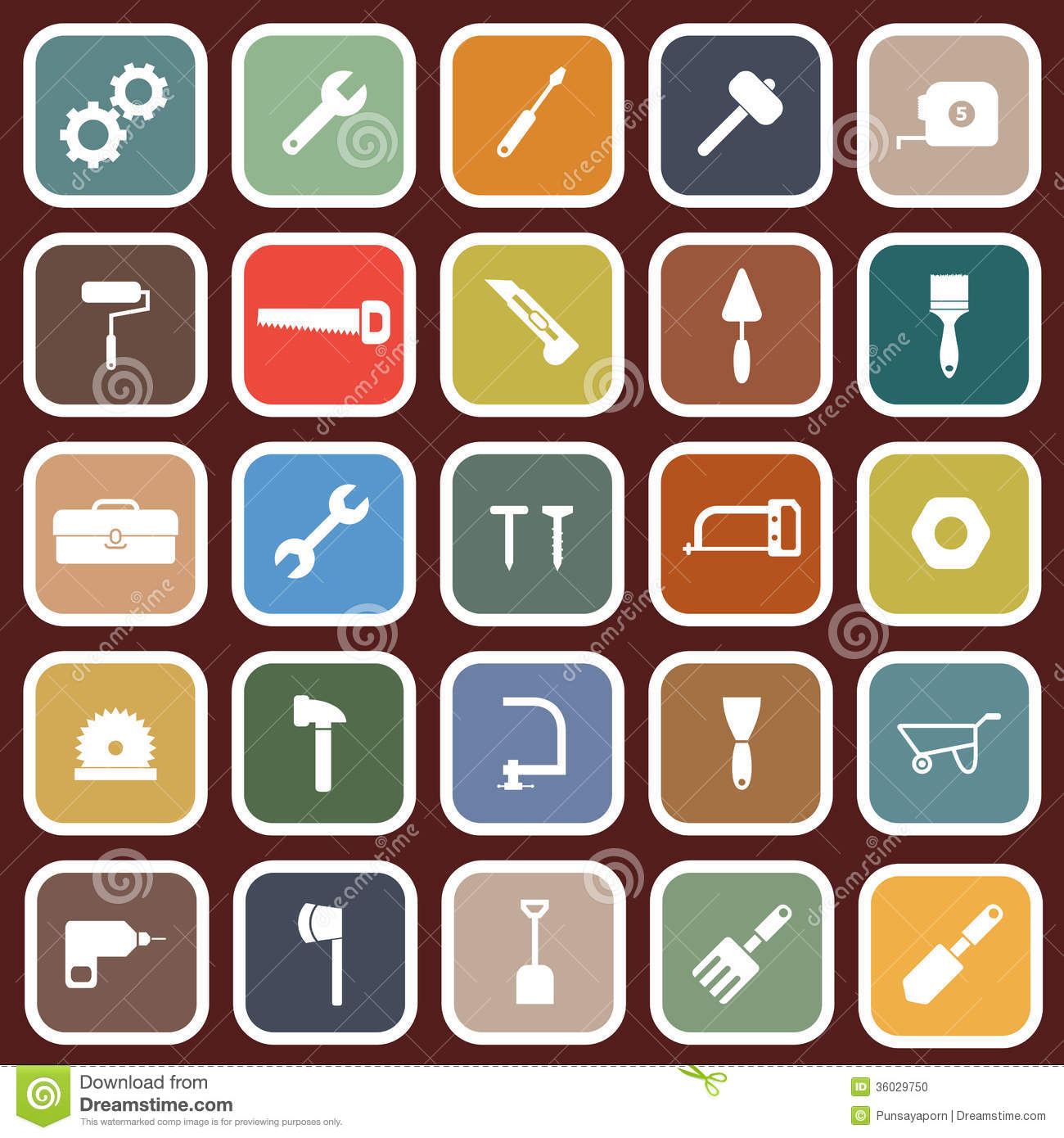 Tools Flat Icon