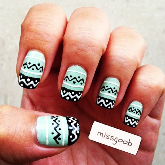 Tribal Nail Design