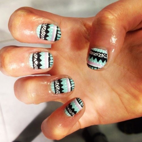 Tribal Nail Design