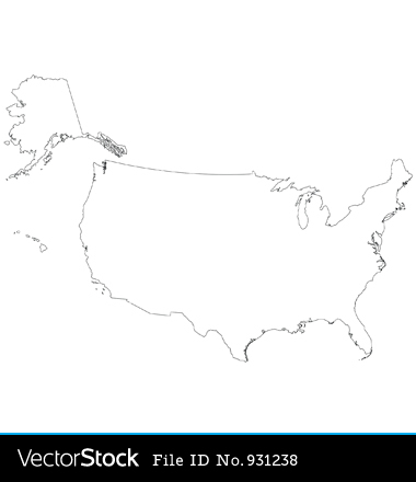 United States Map Outline