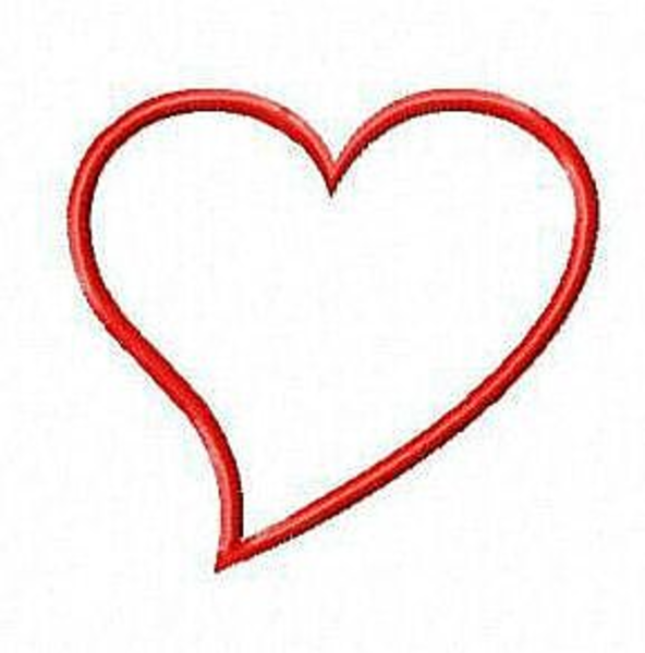 Valentine Heart Outline
