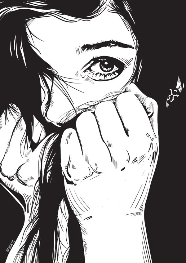 Vector Art Portrait Illustration Vector Art Portrait Illustration