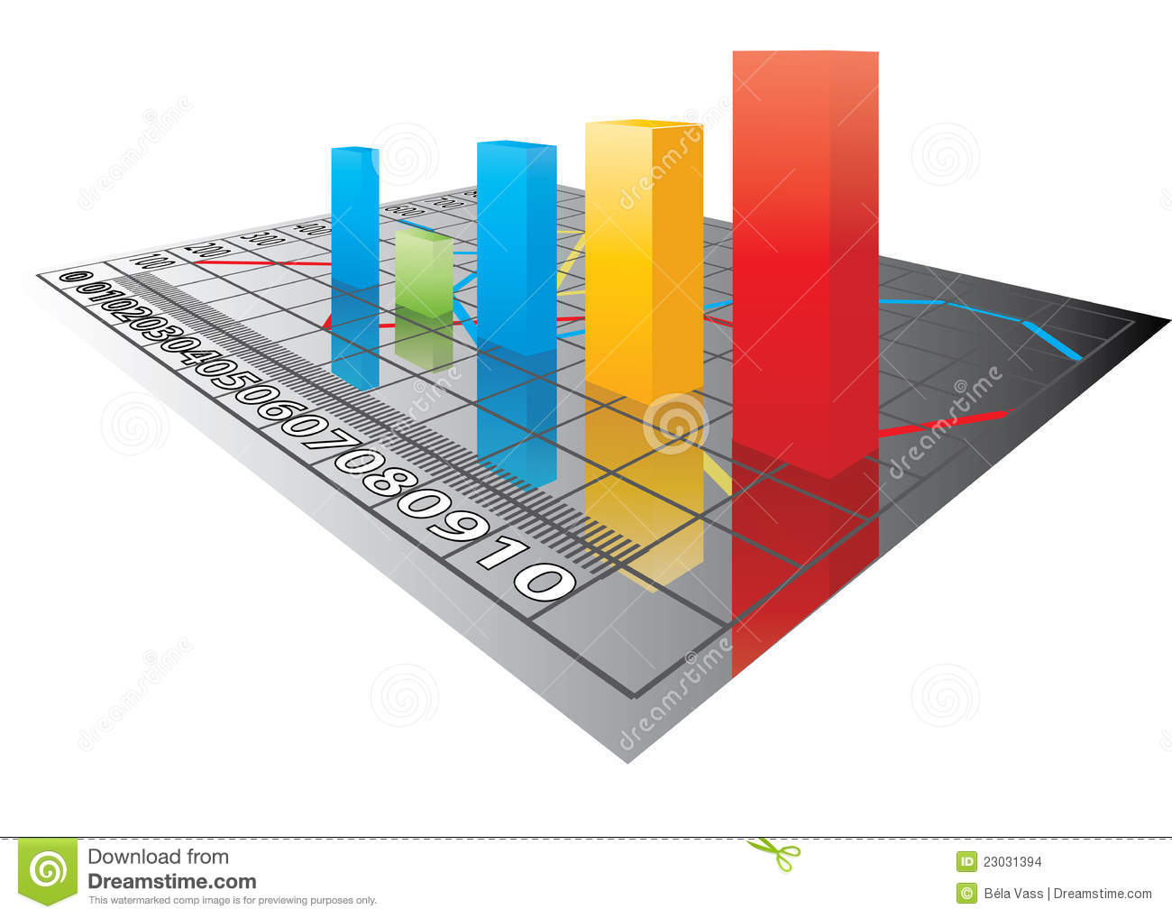 Vector Bar Graph