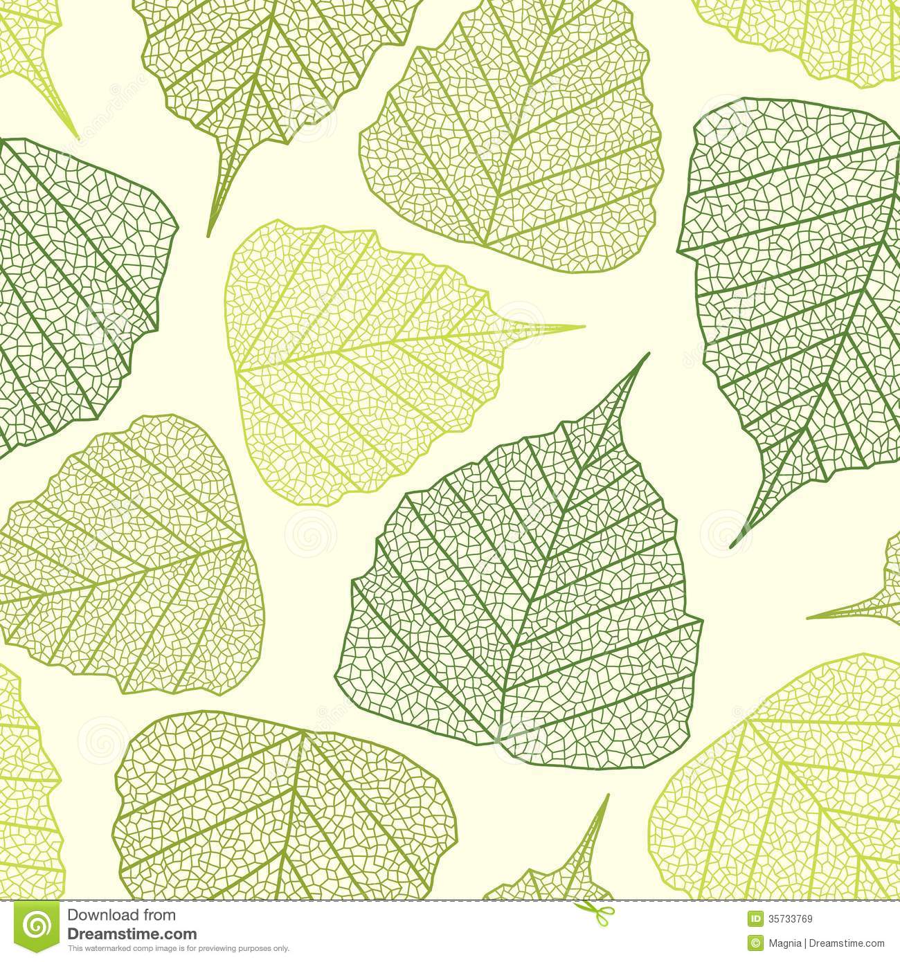 Vector Leaf Pattern