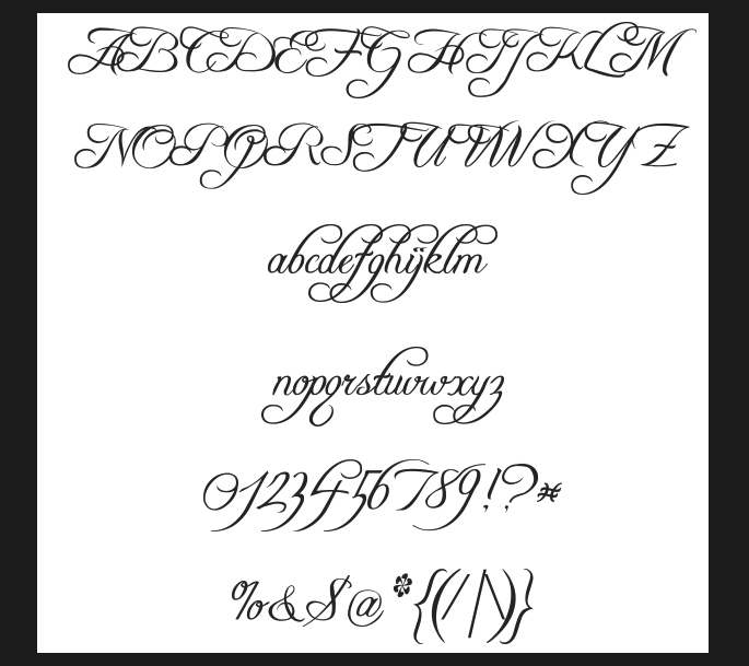 Vintage French Script Font Vintage French Script Font
