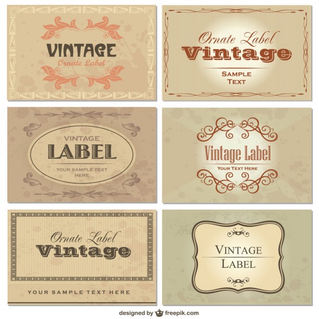 Vintage Labels Free Download Vectors Vintage Labels Free Download Vectors