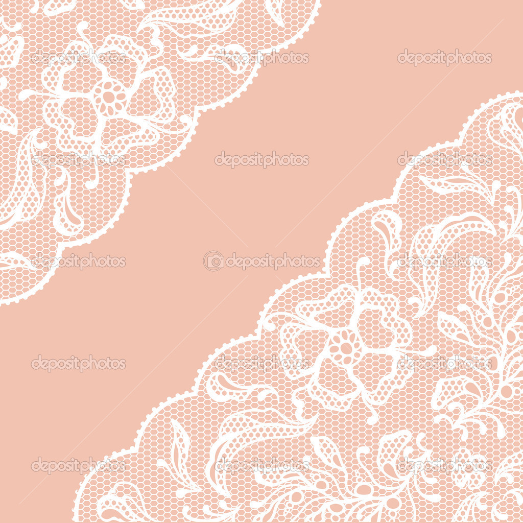 Vintage Lace Frame Vector