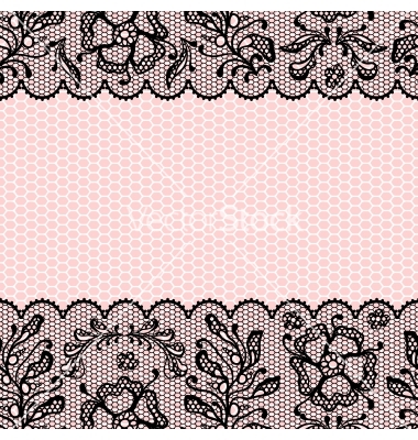 Vintage Lace Frame Vector