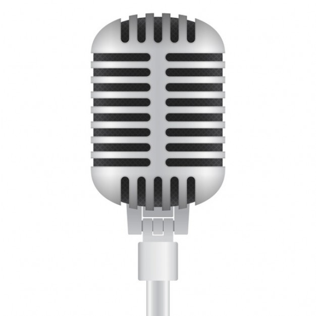 Vintage Microphone Vector