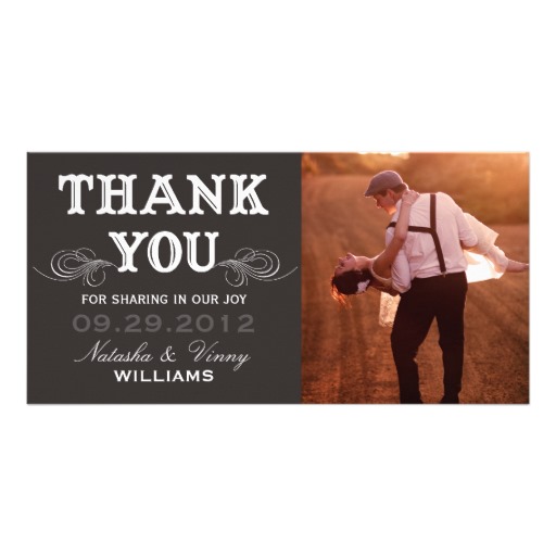 Vintage Wedding Thank You Cards