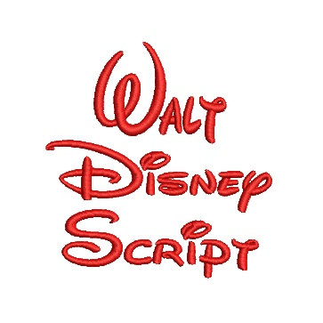 Walt Disney Embroidery Font