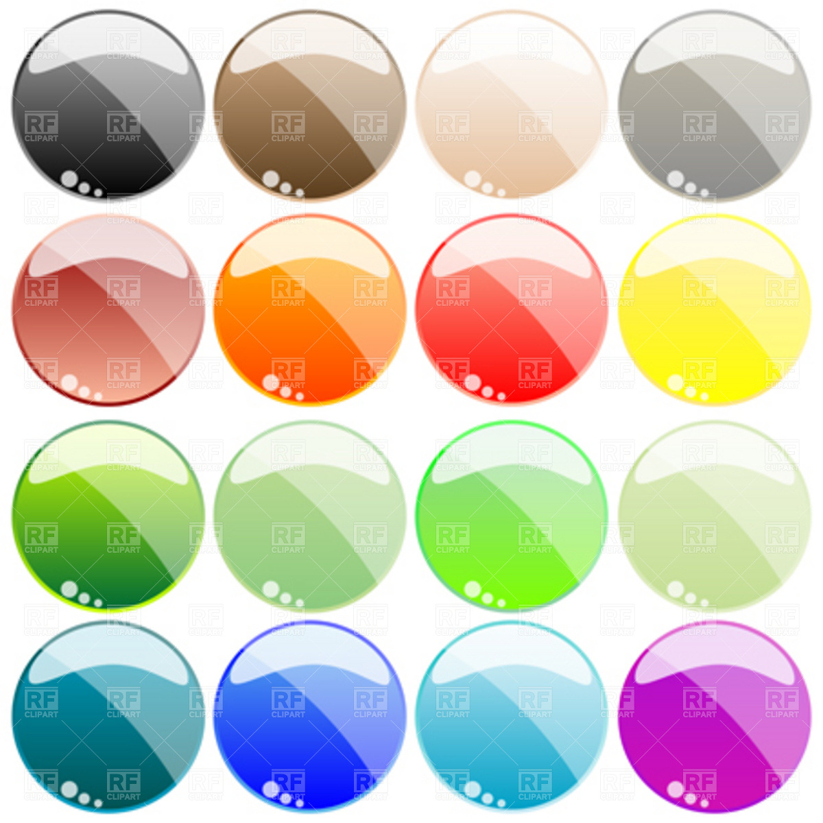 Web Button Vector Free Download