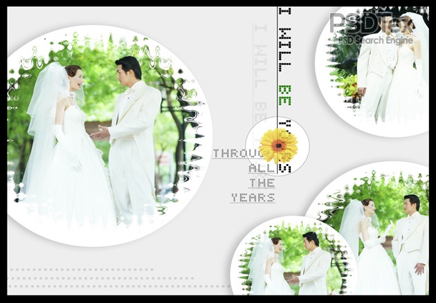 Wedding CD Cover Design Template