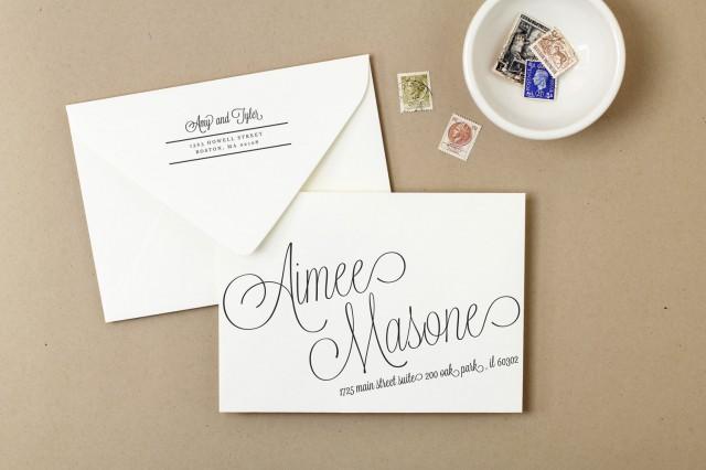 Wedding Envelope Template Printable