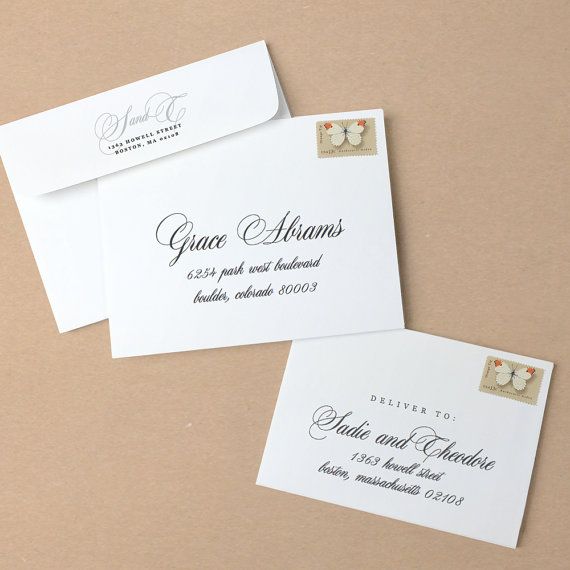 Wedding Envelope Template Printable