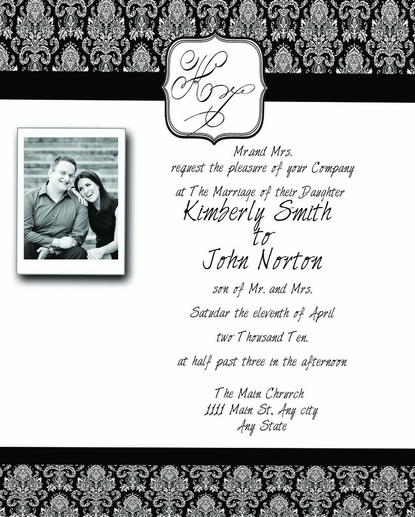 Wedding Invitation PSD Templates