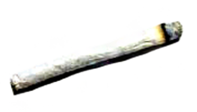Weed Rolled Up Paper