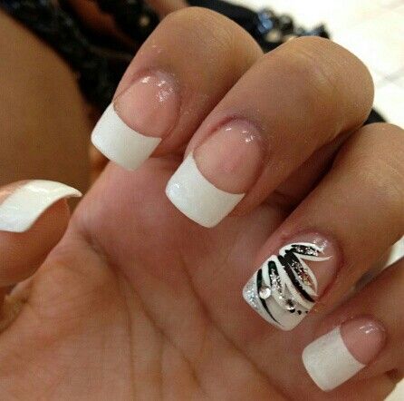 White French Tips Nails