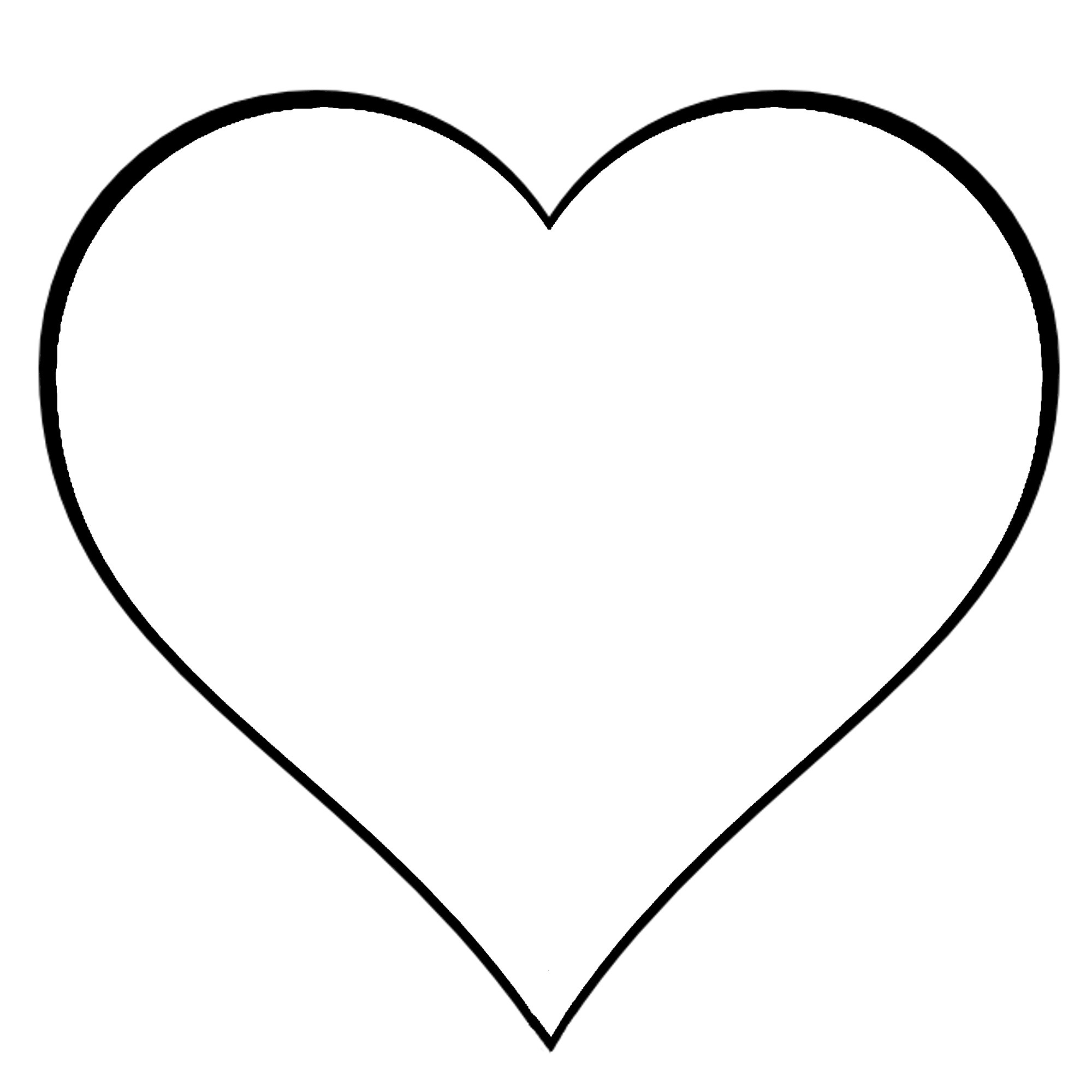 White Heart Symbol