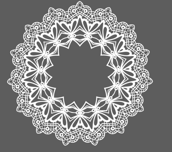 White Lace Pattern Vector Free White Lace Pattern Vector Free