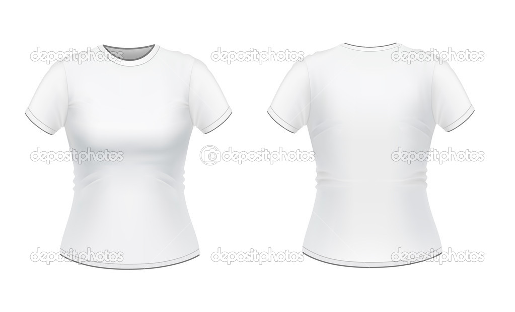 White T-Shirt Vector