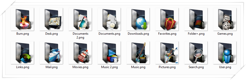 Windows 7 Folder Icon Pack