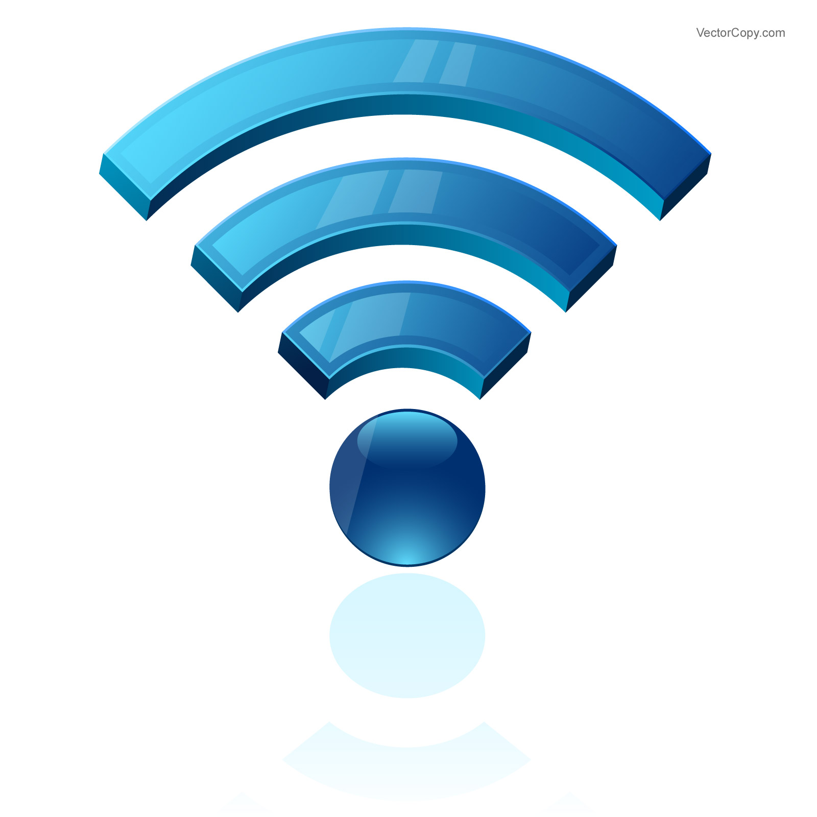 12 Wi-Fi Icon Vector Images - Free Vector Wifi Symbol, Free Wifi Icon