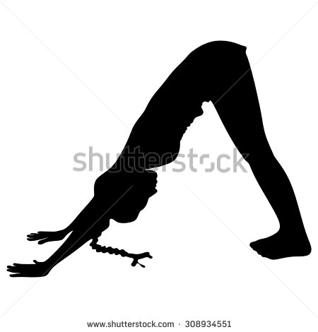 Woman Leaning Back Silhouette