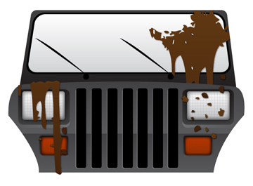 YJ Jeep Wrangler Clip Art