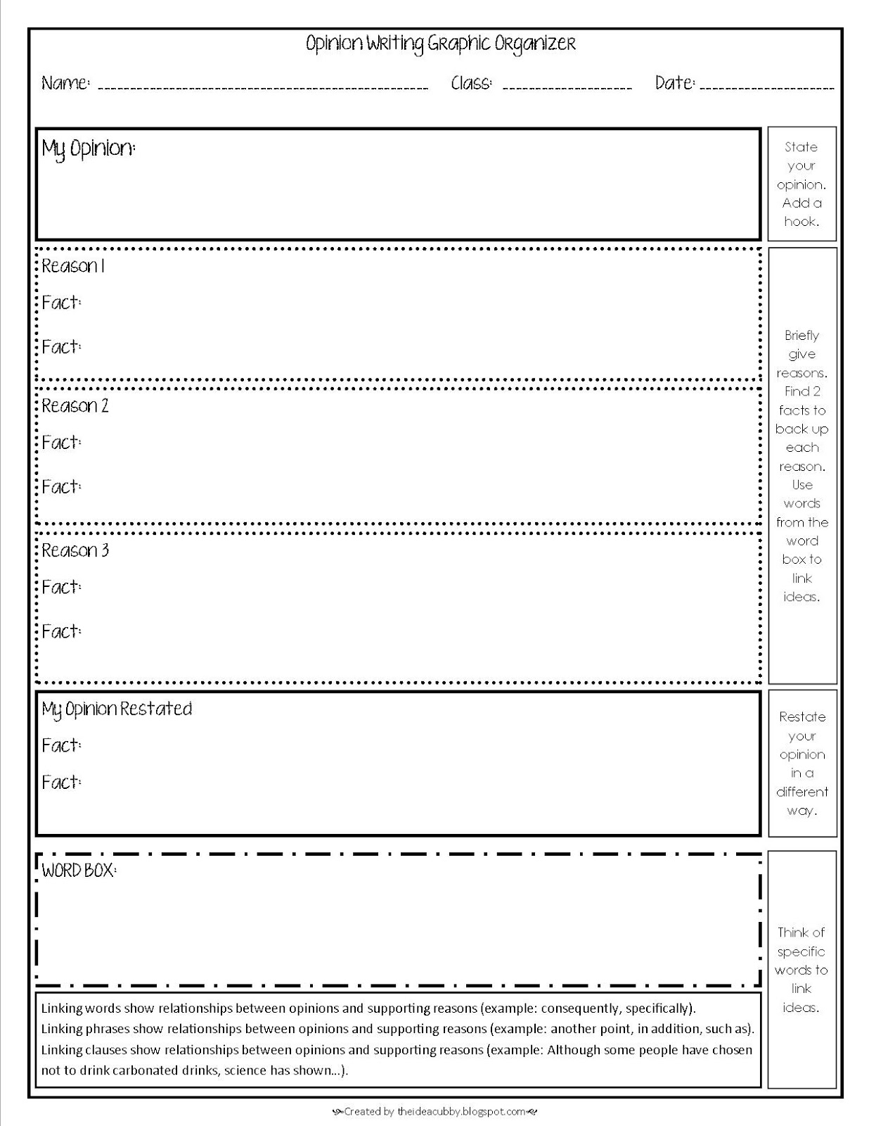 19 Writing Graphic Organizers Images