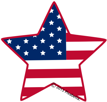 American Flag Stars Clip Art