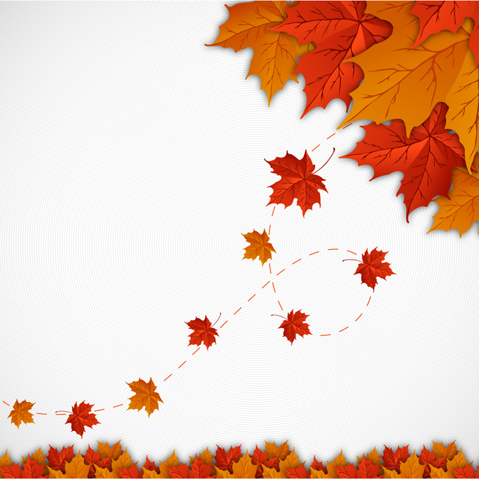 Autumn Leaves Vector Free