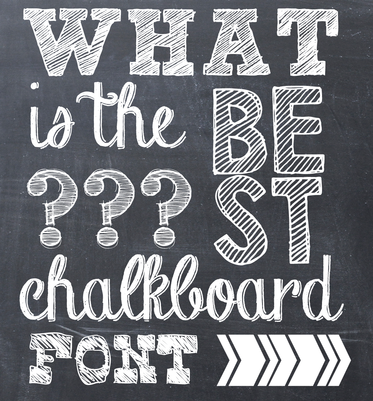 8 Best Chalkboard Fonts Free Images