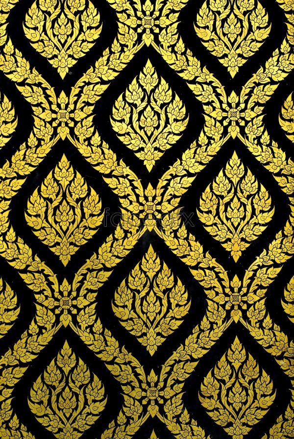 Black and Gold Pattern