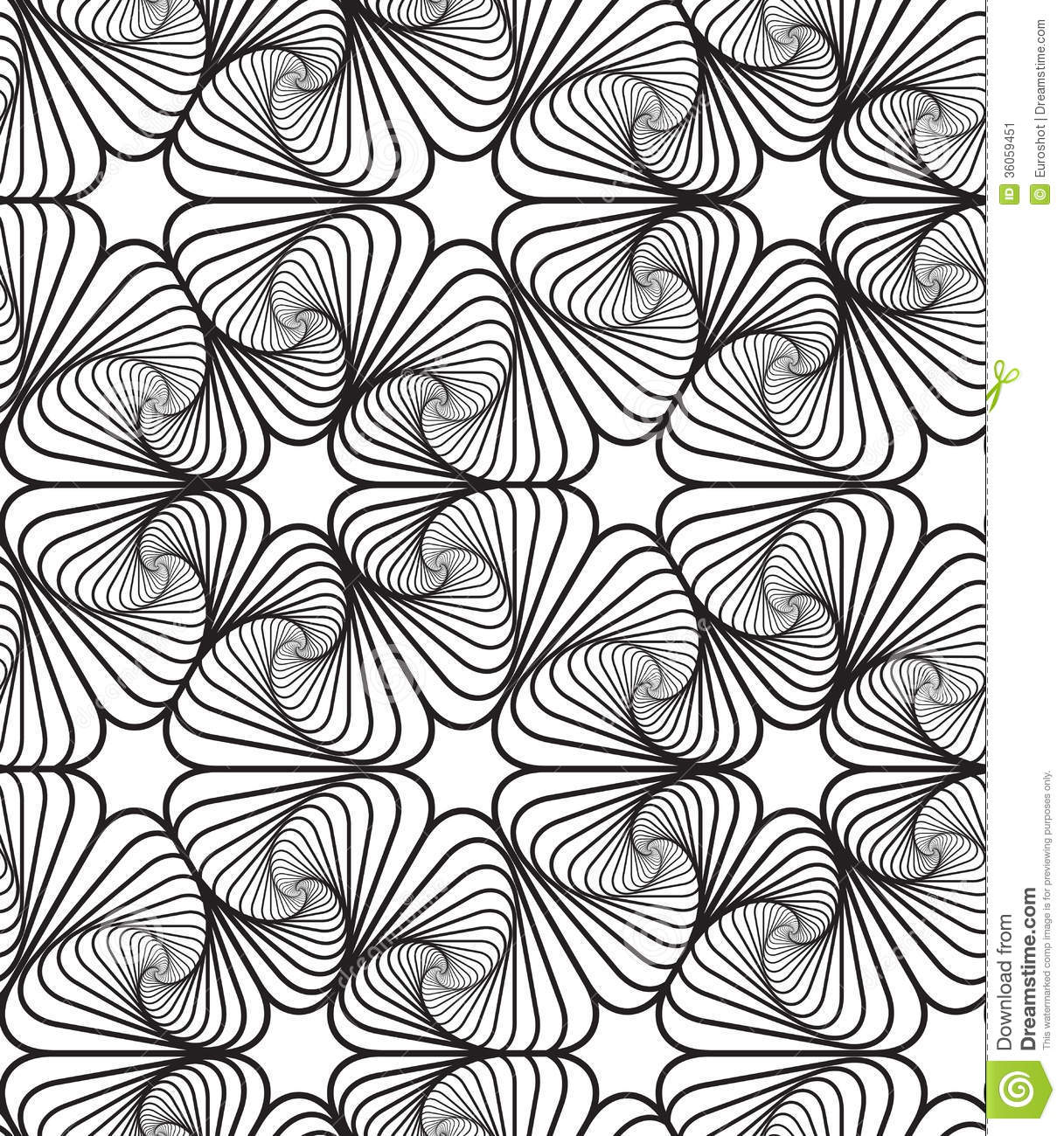 Black and White Line Designs Art