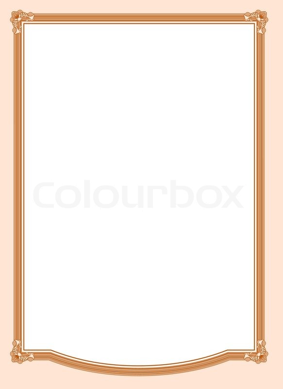 Blank Award Frame