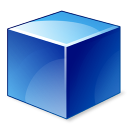 Blue Cube Icon