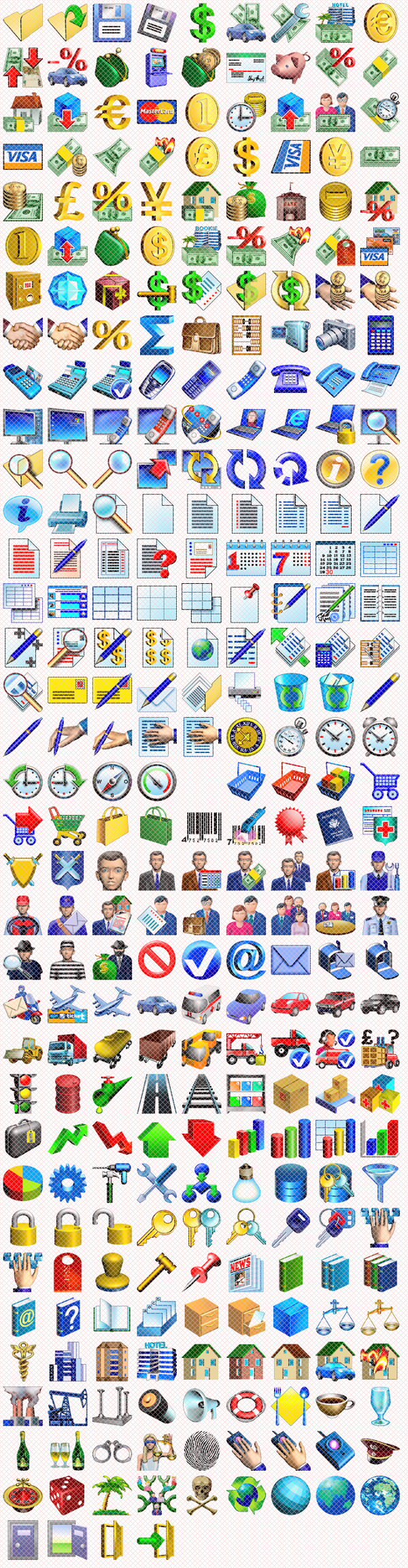 Business Software Icons