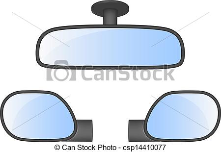 Car Rear View Mirror Clip Art