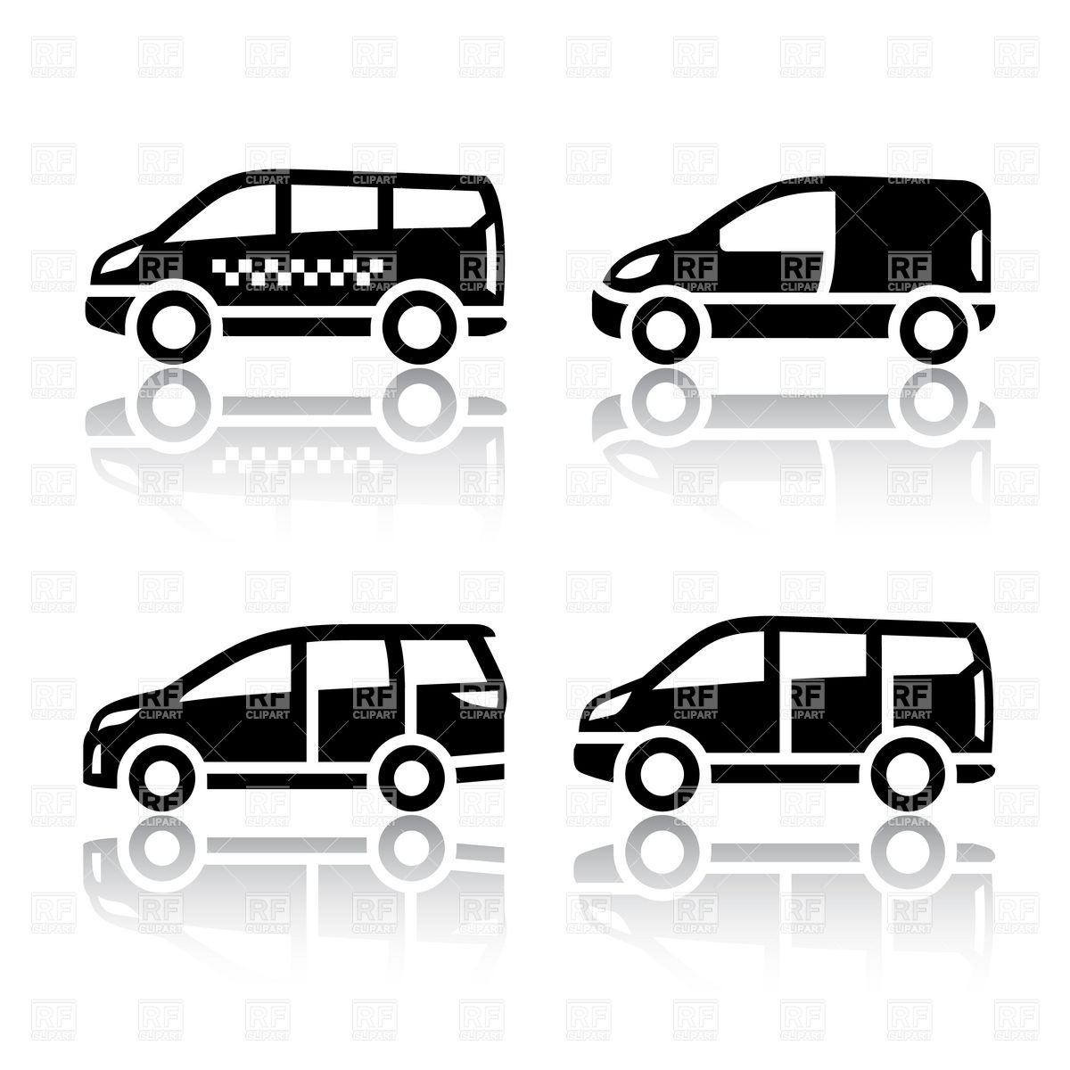 Cargo Van Clip Art