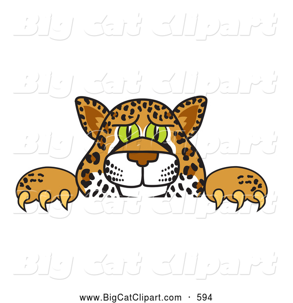 Cartoon Jaguar School Mascot