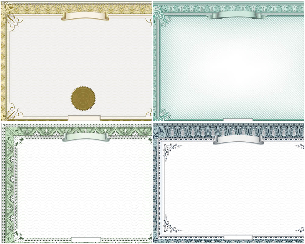 Certificate Borders and Frames Free Download