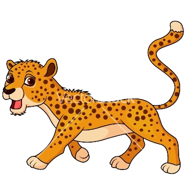 Cheetah Cartoon Clip Art