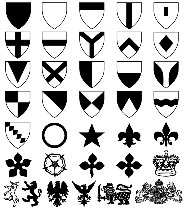 Coat of Arms Shield Shapes