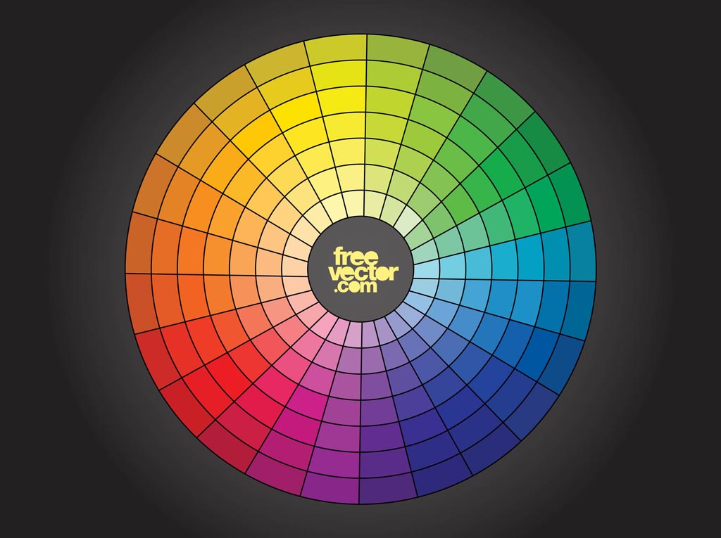 Color Wheel Vector Free