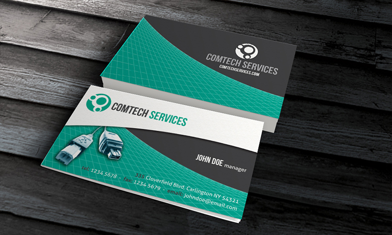 Computer Networking Business Card Design